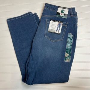 Bandolino Amy modern straight leg jeans sz 18